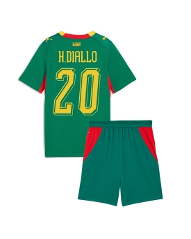 Billige Fotballdrakt Senegal Habib Diallo #20 Replika Bortedraktsett Barn VM 2026 Kortermet (med bukser)